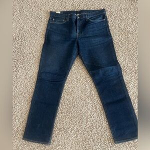 J. Crew Men's Deep Indigo Straight Jeans
